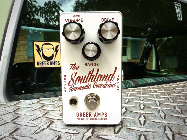 Southland Harmonic Overdrive, Mid Gain Overdrive, White and Red, Best Overdrive.